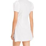 We Wore What Revolve Elle Buttoned Placket Lightweight Mini Dress White M Photo 4