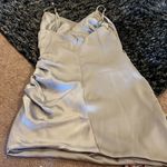 Lux LA Liz LA small silver mini dress Photo 5
