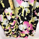 Old Navy Maxi Dress Womens 2 Black Pink Floral Sleeveless Boho Y2K Resort Indie Photo 4