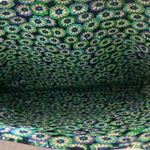 Vera Bradley Crossbody Tote Bag Rhapsody Blue Green Quilted Floral Paisley 70s Photo 4