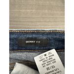 Judy Blue  Distressed Jeans Womens Dark Wash Skinny Fit Patch Stretch size 15/32 Photo 6