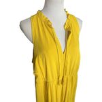 Torrid Womens Sleeveless Midi Wash Gauze Tiered Tassel Dress in Sulphur - Sz 3 Photo 4