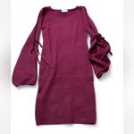 Free People ‎Cutout Sleeves Sweater Dress Photo 4