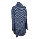 The Limited  Blue and Navy Chevron Convertible Cardigan Size XL Blue Cardigan Photo 1