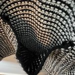 Madewell Cocoon Cardigan XS Extra Small Black White Knit Tweed Open Jacket Women Photo 6