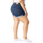 NWT Levi’s Denim Shorts Plus Size 16 Dark Wash Denim Modern Stretch High Rise Blue Photo 2