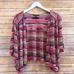 Laundry by Shelli Segal Shrug Cardigan Women’s Size Medium Multicolor Open Photo 0