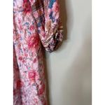 R Vivimos Maxi Dress Size XS Boho Cottage Peasant Floral Pink Tassel Flowy Photo 2