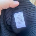 Brooklyn Karma  Black Ribbed Cut Out Crop Sweater Top | L Photo 4