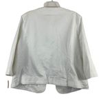 Dress Barn  Women's White Ruffled Jacket Photo 1