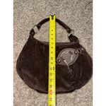 Juicy Couture Vintage Dark Brown Suede Hobo Bag Leather Y2K Shoulder Purse Photo 6