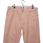 MSGM Cropped Straight Leg High Rise Jeans Peach Womens Size IT 40 US 6 Orange Photo 1