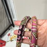 Vera Bradley Eloise Very Berry Paisley Floral Quilted Kiss Lock Shoulder toteBag Photo 3