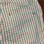Per Se Light Grey and Mint Green Checked Straight Leg Pants Photo 6