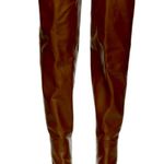 Wandler Brown Leather ‘Anne’ Over The Knee Thigh High, Heeled Boots, Size 40 Photo 5