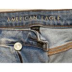 AMERICAN EAGLE DENIM MOM SHORTS STRETCH WOMENS SIZE 6 Blue Photo 3