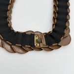 Y2K Brown Wood Disc Belt Boho Layered Festival Retro Indie Sleaze 24 Photo 3