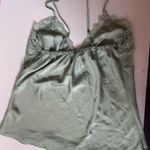 Pastel green lace camisole size medium never worn Photo 1