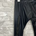 LNA  Stretchy Faux Leather Zipped Leggings Photo 3
