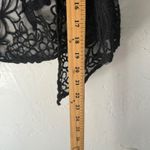 Ronni Nicole  Y2k Floral Lace Black Open Front Cardigan Top S Whimsigoth‎ Cottage Photo 5