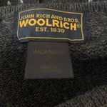 Woolrich Full Zip Ramie Cotton Nordic Fair Isle Sweater Women’s Sz S Gray Red Photo 5