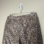 Theory  100% Silk Cheetah Leopard Trouser Pants Cuff Hem 6 Photo 11