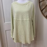 Free People  We The Free OG Boho Thermal‎ Oversized Comfy Top Tunic Glow Party M Photo 1