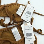 Good American  Always Fits Tiny Ties Bikini Bronze Brown Size 00/0 US XXS/XS Photo 3