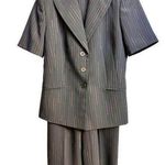 Kasper Petite Women’s Two Piece Suit Size 2P Black Sku 2156 Photo 0