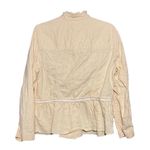 J. Jill Woman's Light Yellow Button Down Jacket Size Medium Photo 5