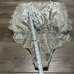 Victoria's Secret Victoria’s Secret‎ Gold Shimmer Lace Thong Bodysuit Teddy Size Medium Photo 10