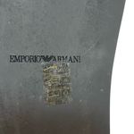 Emporio Armani Men’s Denim Leather Loafers Size 11 Made in Italy Photo 5