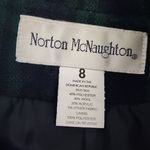 Norton Mcnaughton Vintage  Green Plaid Wool Blend Blazer Jacket Photo 6