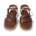 Seychelles  Tangelo Leather Wedge Sandals Photo 2