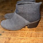 Toms Tom’s Leila felted wool leather two tone 8.5 ankle booties Photo 1