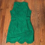 ANDIE ‎ The Navarino Dress Button Front Eyelet Emerald Green size Small NWT Photo 3