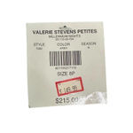 Valerie Stevens NWT Evening Women's White One Button Embroidered Jacket Size 8P Photo 6