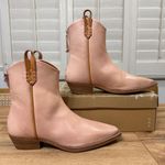 Free People We The Free  Wesley Ankle Boots Pink Rose Leather Size 9 US 39 EU NIB Photo 0