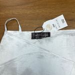 White Women's Sleeveless Crop Tube Top One Strapless Bow Twist Tie Front Sz One Photo 2