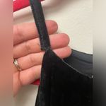 AQUA Womens High Neck Black Velvet High Low Dress Size XS Photo 2