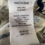 Joie  Linen Blend Resort Top L NWOT Cropped Boho Palm Tree Print Trip Beach Boxy Photo 3