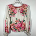 VICI Boho Sheer Floral Blouse Size Medium Photo 10