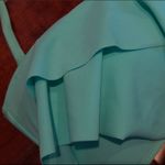 Hula Honey Turquoise Flounce Bikini Top Photo 1