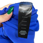 City Chic  Knot Front Fit & Flare Dress In Electric‎ Blue Size XL / Plus Size 22 Photo 11