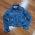 AG Adriano Goldschmied  EMILY Women's Blue Denim Jean Jacket Med Wash Size S Photo 2
