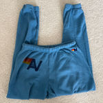Aviator Nation Blue  Sweatpants Medium Photo 0