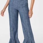 Trina Turk NWT  Mr Roarke Ruffle Pants Photo 0