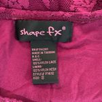 Shape FX Burgundy Lace Bodysuit Size S Photo 2