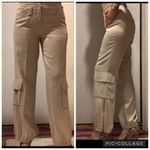 Vintage Satin cargo pants champagne beige size EU40 Size L Photo 7