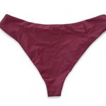 Lulus  Ronson Dusty Plum Cheeky Bikini Bottom Purple - Size S Photo 2